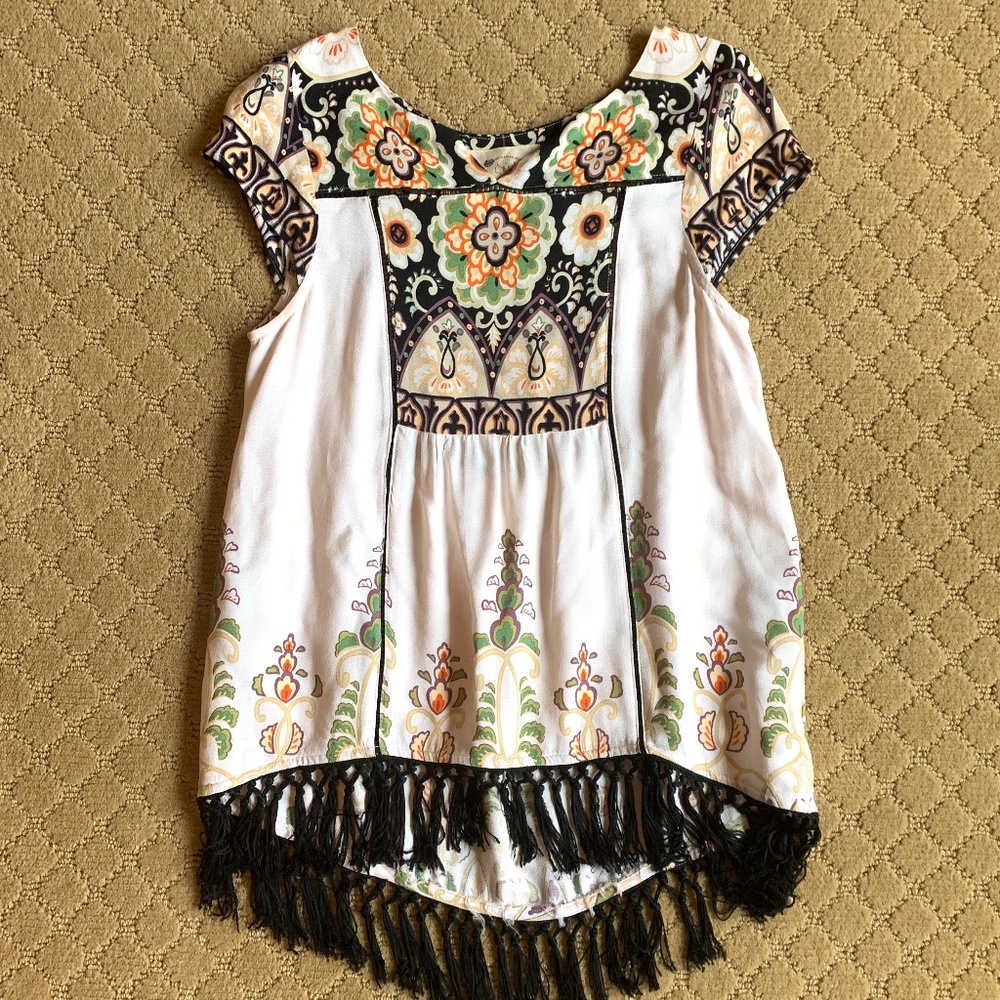 Anthropologie (Vanessa Virginia) Fringe Top, Small